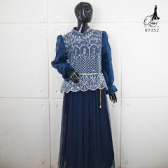 GAMIS OZIAS TILE 07352 LD 105 I Gamis Kondangan Wanita I Gamis Fashion Casual