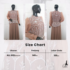 GAMIS OZIAS TILE 07352 LD 105 I Gamis Kondangan Wanita I Gamis Fashion Casual