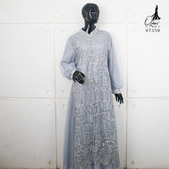 GAMIS OZIAS TILE 07358 LD 105 I Gamis Kondangan Wanita I Gamis Fashion Casual