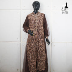 GAMIS OZIAS TILE 07358 LD 105 I Gamis Kondangan Wanita I Gamis Fashion Casual