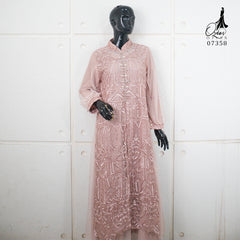 GAMIS OZIAS TILE 07358 LD 105 I Gamis Kondangan Wanita I Gamis Fashion Casual