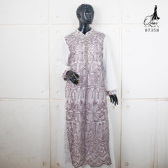 GAMIS OZIAS TILE 07358 LD 105 I Gamis Kondangan Wanita I Gamis Fashion Casual