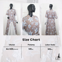 GAMIS OZIAS TILE 07374 LD 105 I Gamis Kondangan Wanita I Gamis Fashion Casual I Gamis Bini Orang
