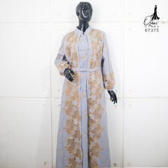 GAMIS OZIAS KATUN KERANCANG 07375 LD 105 I Gamis Kondangan Wanita I Gamis Fashion Casual