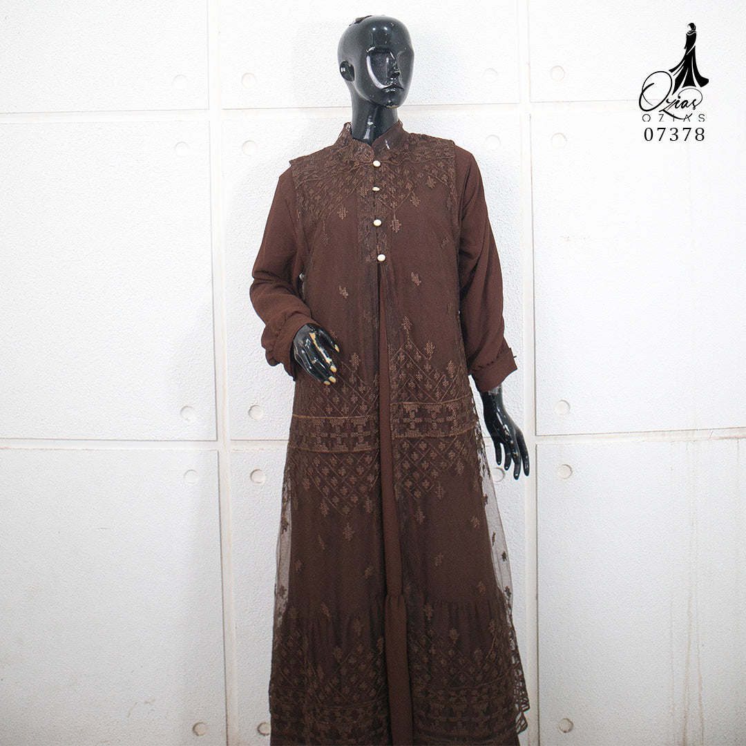 GAMIS OZIAS TILE 07378 LD 105 I Gamis Kondangan Remaja I Gamis Lebaran Mewah