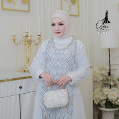 GAMIS OZIAS TILE 07238 LD 105 I Gamis Fashion Casual I Gamis Kondangan Wanita