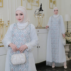 GAMIS OZIAS TILE 07238 LD 105 I Gamis Fashion Casual I Gamis Kondangan Wanita