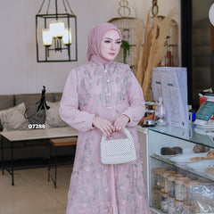 GAMIS OZIAS TILE 07288 LD 105 I Gamis Kondangan Wanita I Gamis Fashion Remaja