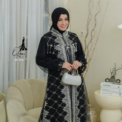 GAMIS OZIAS TILE 07316 LD 105 I Gamis Kondangan Cantik I Gamis Lebaran Fashion