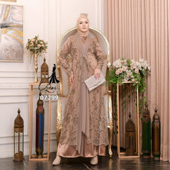 OZIAS Gamis Tile 07299 LD 105 I Gamis Kondangan Wanita I Gamis Casual Remaja