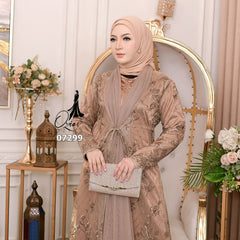 OZIAS Gamis Tile 07299 LD 105 I Gamis Kondangan Wanita I Gamis Casual Remaja