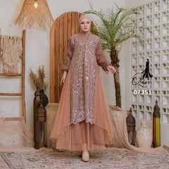 GAMIS OZIAS TILE 07351 LD 105 I Gamis Kondangan Wanita I Gamis Fashion Casual