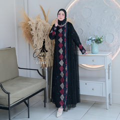 GAMIS OZIAS LUNA SOFT  07257 LD 105 I Gamis Kondangan Wanita I Gamis Fashion Casual