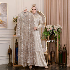 GAMIS OZIAS TILE 07292 LD 105 I Gamis Kondangan Wanita I Gamis Fashion Casual