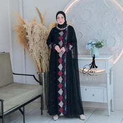 GAMIS OZIAS LUNA SOFT  07257 LD 105 I Gamis Kondangan Wanita I Gamis Fashion Casual