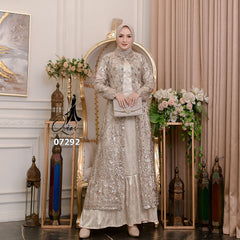GAMIS OZIAS TILE 07292 LD 105 I Gamis Kondangan Wanita I Gamis Fashion Casual