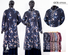 GAMIS OZIAS TILE 07021  LD 105 I Gamis Kondangan Mewah I Gamis Wisuda Muslimah Nyaman Panjang