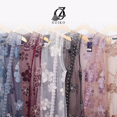 VEST OUTER TILE OZIKO HANA 03299 LD 105 I Outer Kondangan Wanita I Outer Casua Remaja
