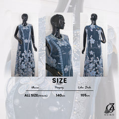 VEST OUTER TILE OZIKO HANA 03299 LD 105 I Outer Kondangan Wanita I Outer Casua Remaja