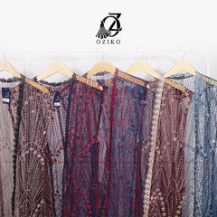VEST OUTER TILE OZIKO 03308 LD 105 I Outer Kondangan Wanita I Outer Fashion Casual