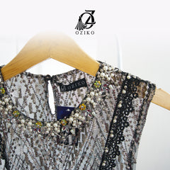 VEST OUTER TILE SPANGLE HANA 03366 LD 105 I Outer Kondangan Wanita I Outer Formal Remaja