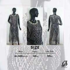 VEST OUTER TILE SPANGLE HANA 03366 LD 105 I Outer Kondangan Wanita I Outer Formal Remaja