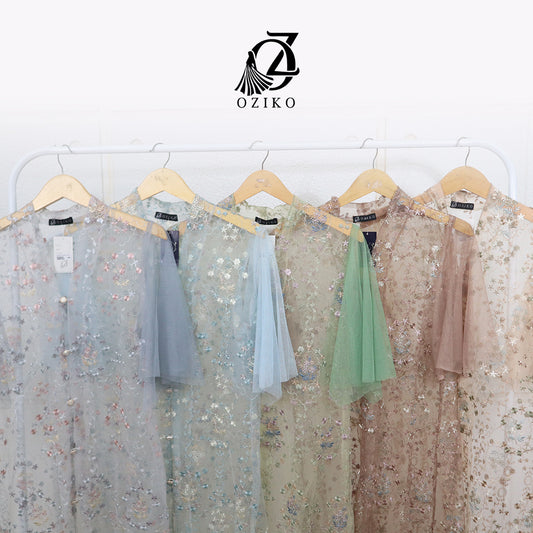 VEST OUTER TILE OZIKO 03430 LD 105 I Vest Kondangan Wanita I Vest Casual Fashion