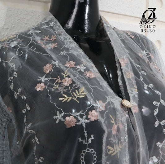 VEST OUTER TILE OZIKO 03430 LD 105 I Vest Kondangan Wanita I Vest Casual Fashion