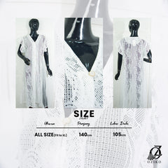 OUTER OZIKO BROKAT 03059 LD 105 I Outer Lepas Pasang I Outer brokat Premium