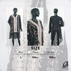 VEST OUTER TILE OZIKO 03245 LD 105 I Outer Kondangan Wanita I Outer Fashion Casual