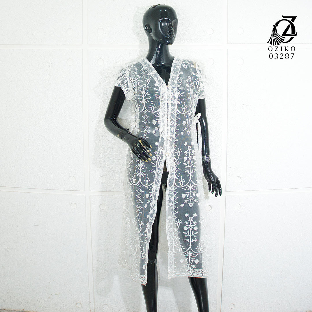 VEST OUTER TILE OZIKO 03287 LD 105 I Outer Kondangan Wanita I Outer Fashion Casual