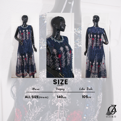 VEST OUTER TILE OZIKO HANA 03288 LD 105 I Outer Kondangan Wanita I Outer Casual Muslimah