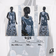 VEST OUTER TILE OZIKO HANA 03300 LD 105 I Outer Kondangan Wanita I Outer Casual Wisuda