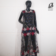 VEST OUTER TILE HANA OZIKO 03309 LD 105 I Outer Kondangan Wanita I Outer Fashion Casual