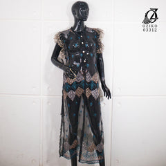 VEST OUTER TILE OZIKO 03312 LD 105 | Vest Outer Pesta