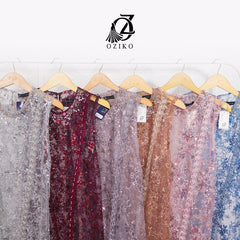 VEST OUTER TILE OZIKO HANA 03314 LD 105 I Outer Kondangan Wanita I Outer Casual Remaja