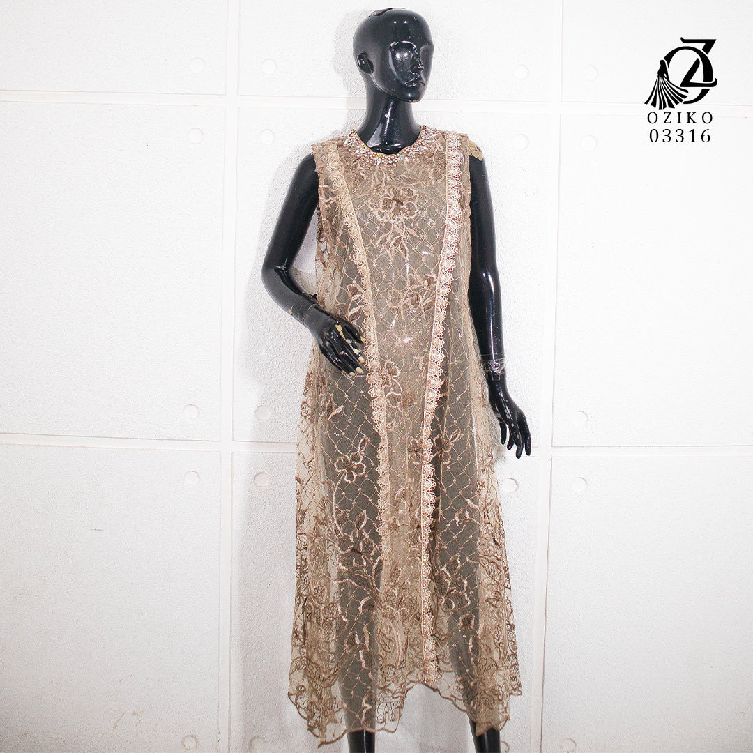 VEST OUTER TILE OZIKO HANA 03316 LD 105 I Outer Kondangan Wanita I Outer Casual Cantik