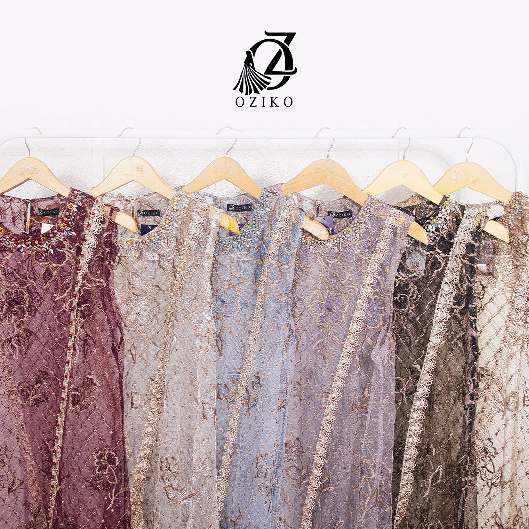 VEST OUTER TILE OZIKO HANA 03316 LD 105 I Outer Kondangan Wanita I Outer Casual Cantik