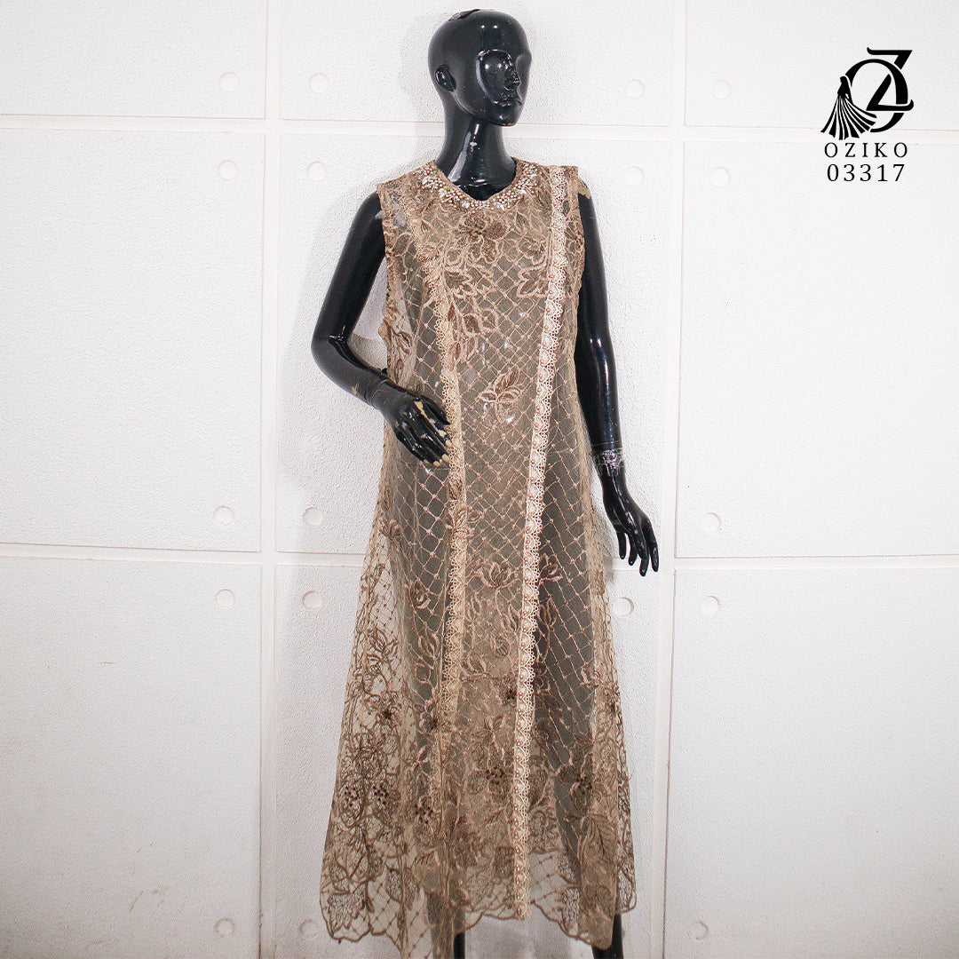 VEST OUTER TILE OZIKO HANA 03317 LD 105 I Outer Kondangan Wanita I Outer Fashion Casual