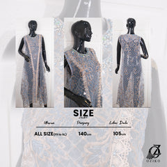 VEST OUTER TILE OZIKO HANA 03317 LD 105 I Outer Kondangan Wanita I Outer Fashion Casual