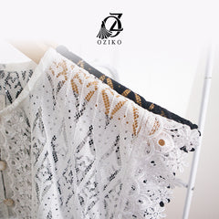 VEST OUTER OZIKO BROKAT ARGYLIE 03325 LD 105 I Outer Casual Wanita I Luaran Remaja Cantik