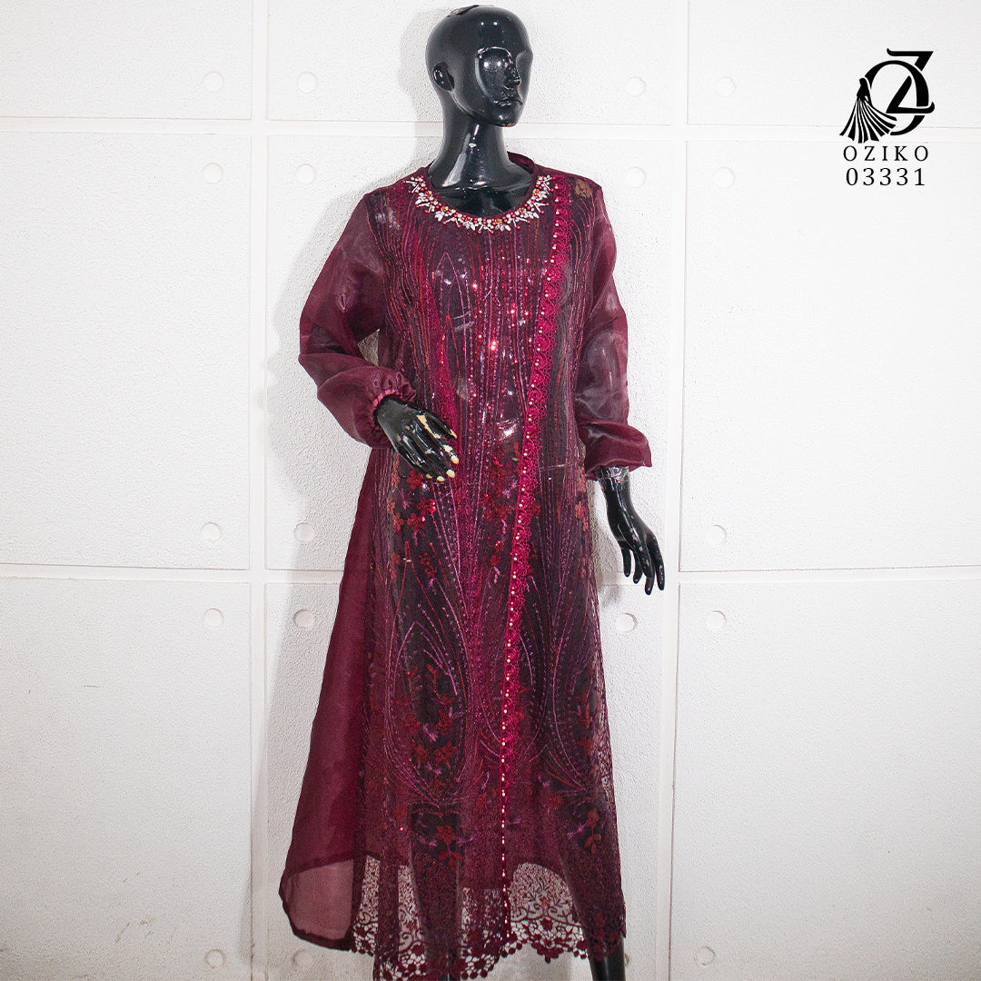 VEST OUTER TILE OZIKO 03331 LD 105 I Outer Kondangan Wanita I Outer Casual Remaja