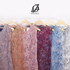 VEST OUTER TILE OZIKO 03337 LD 105 I Outer Kondangan Wanita I Outer Cantik Formal
