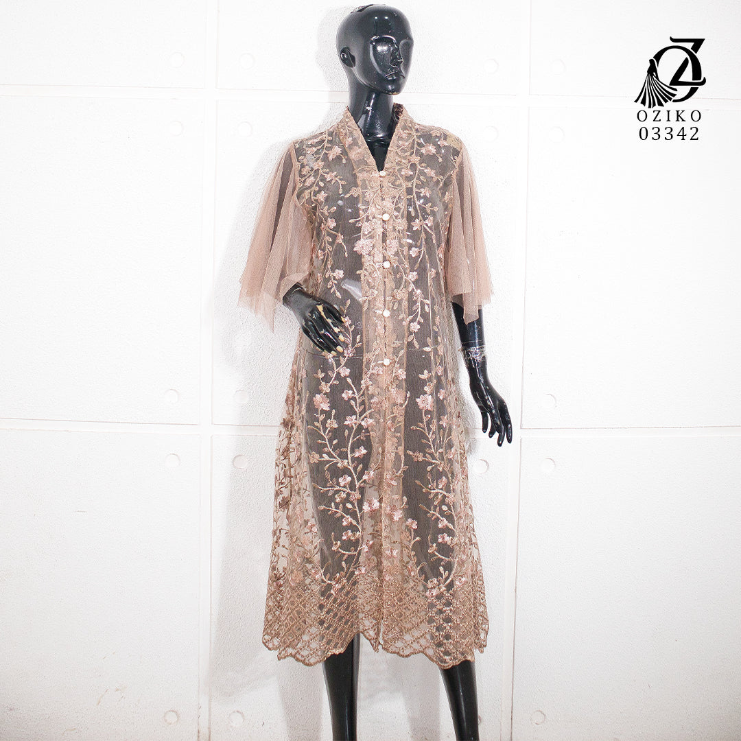 VEST OUTER TILE OZIKO 03342 LD 105 | Vest Outer Pesta I Outer Cantik Lebaran
