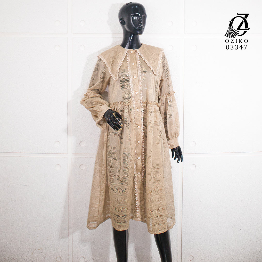 VEST OUTER BROKAT OZIKO 03347 LD 105 I Outer Kondangan Wanita I Outer Casual Remaja