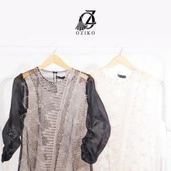 VEST OUTER OZIKO TILE 03351 LD 105 I Outer Kondangan Wanita I Outer Casual Cantik
