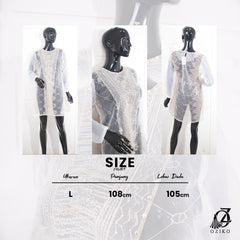 VEST OUTER OZIKO TILE 03351 LD 105 I Outer Kondangan Wanita I Outer Casual Cantik