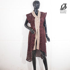 VEST OUTER TILE OZIKO 03352 LD 105 I Outer Kondangan Wanita I Outer Casual