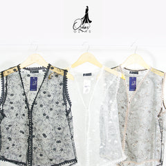 VEST OUTER OZIKO TILE 03355 LD 105 I Outer Kondangan Wanita I Outer Casual Remaja