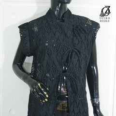 VEST OUTER BROKAT ARGYLIE  03361 LD 105 I Outer Kondangan Wanita I Outer Casual Remaja